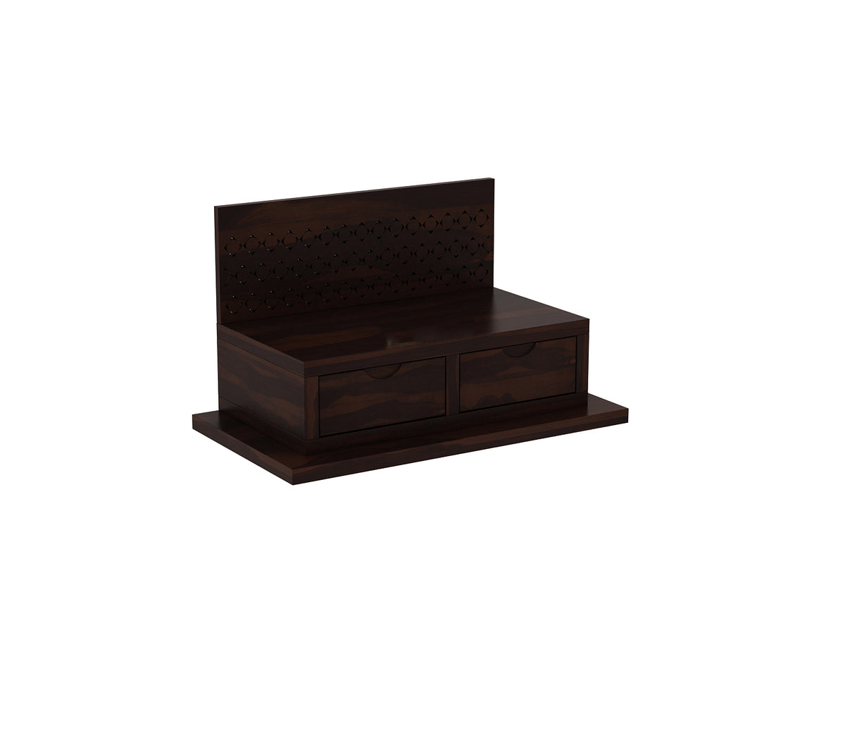 Kryvon Sheesham Wood Home Temple (Honey Finish)
