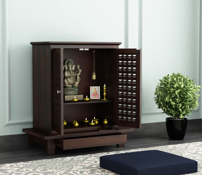 Auryn Sheesham Wood Home Temple (Honey Finish)