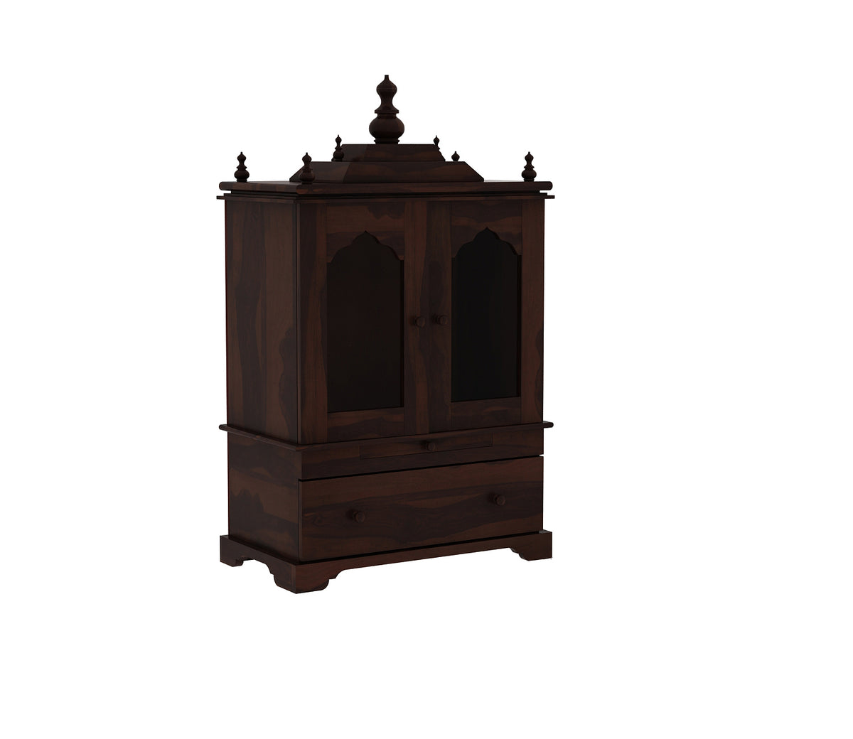 Rivano Sheesham Wood Home Temple (Honey Finish)