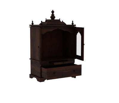 Rivano Sheesham Wood Home Temple (Honey Finish)