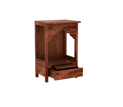 Orynox Sheesham Wood Home Temple (Honey Finish)