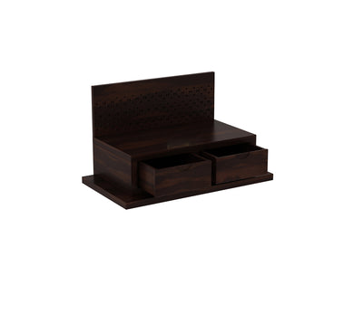 Kryvon Sheesham Wood Home Temple (Honey Finish)