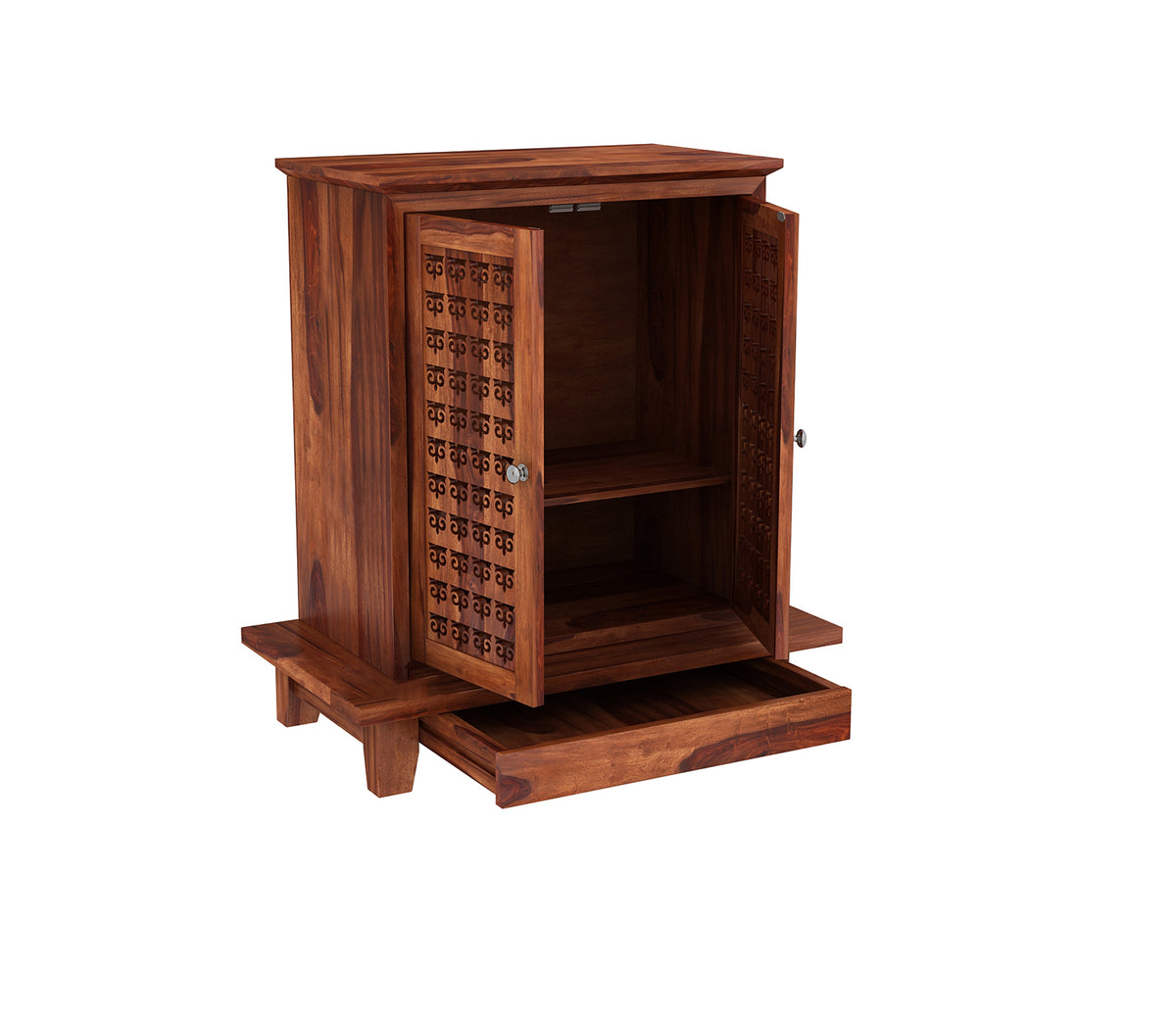 Auryn Sheesham Wood Home Temple (Honey Finish)