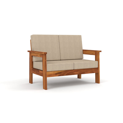 Slinny 7 Seater Solid Wood Sofa (Honey Finish)