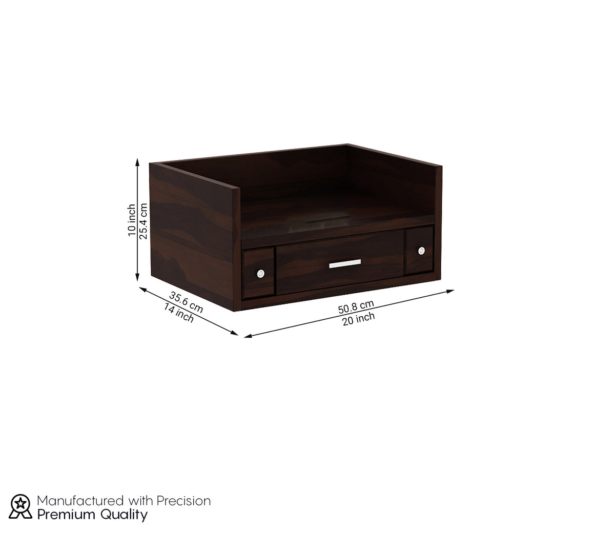 Tavero Sheesham Wood Home Temple (Honey Finish)